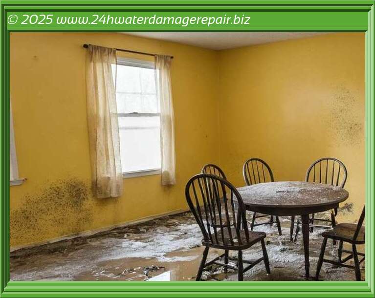 Rapid Water Extraction using Industry-Grade Dehumidifiers: Effective Solution for Flood Damage Repair - 24 Hours Flooding Damage Restoration Service